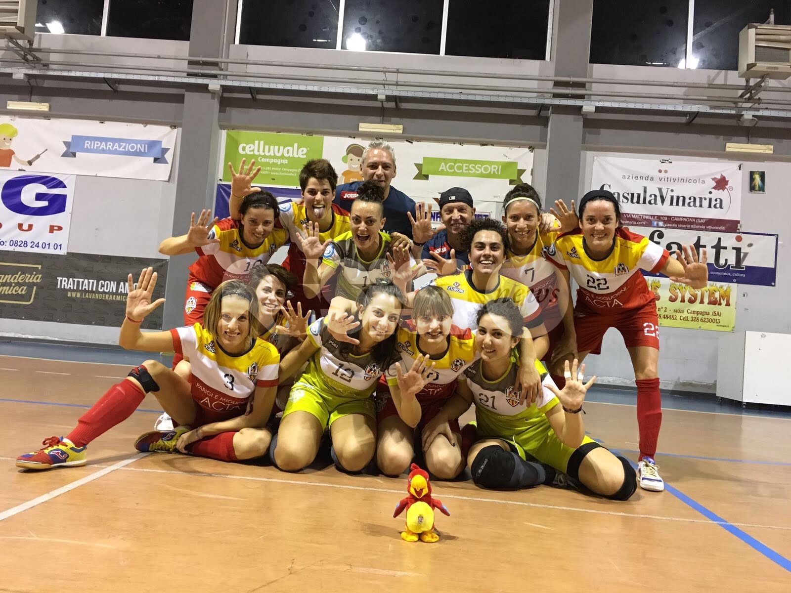 Angelana Calcio a 5 femminile vince la quarta partita consecutiva
