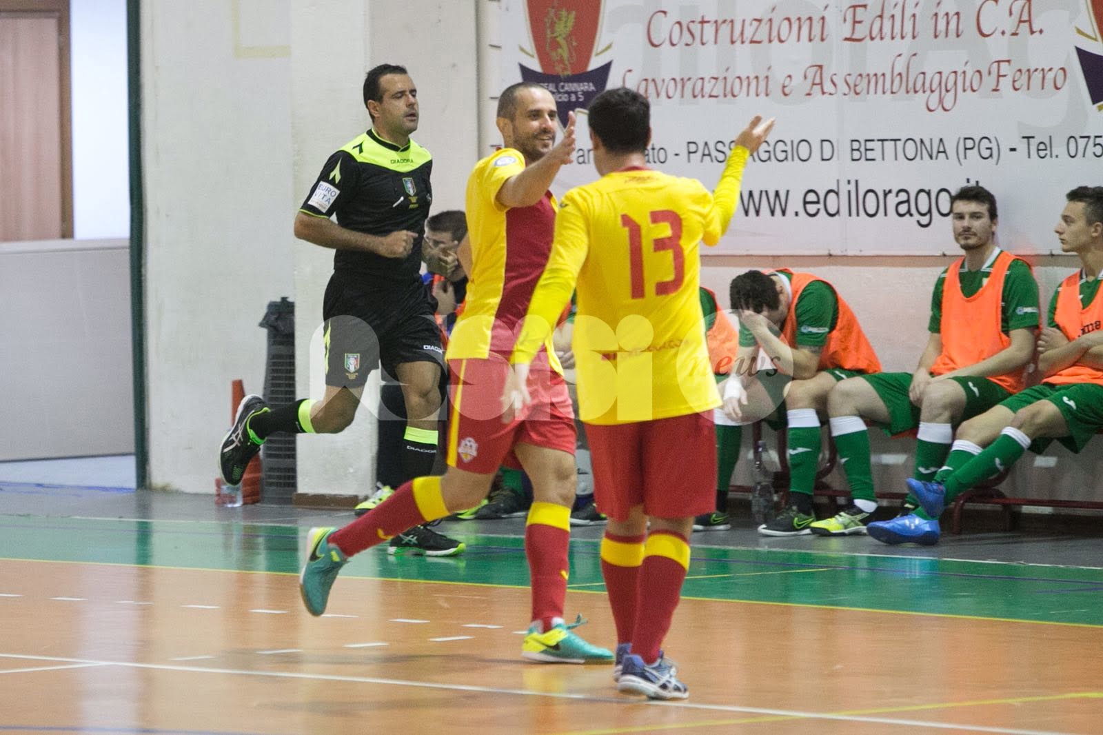 L'Angelana Calcio a 5 trionfa 6-0 nel derby umbro contro il Todi