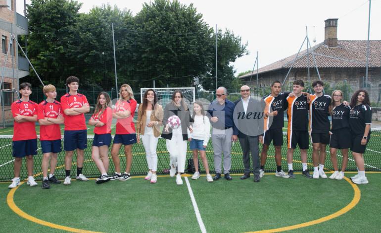 Al Convitto Nazionale riqualificato e inaugurato il campetto esterno (foto e video)