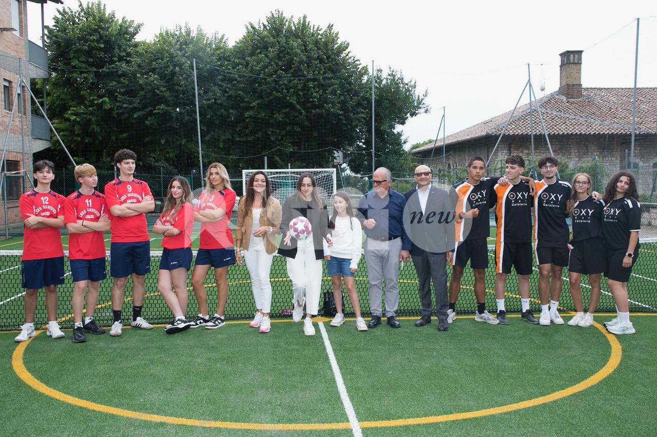 Al Convitto Nazionale riqualificato e inaugurato il campetto esterno (foto e video)