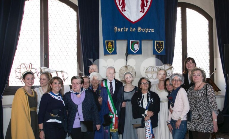 Nuovo gonfalone della Nobilissima Parte de Sopra per la Sala della Conciliazione (foto)