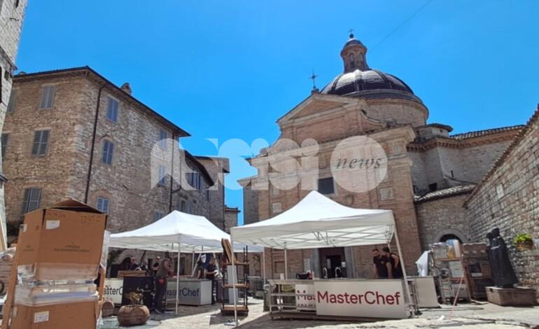 Ad Assisi arriva Masterchef: piazza blindata e tanta curiosità (foto)