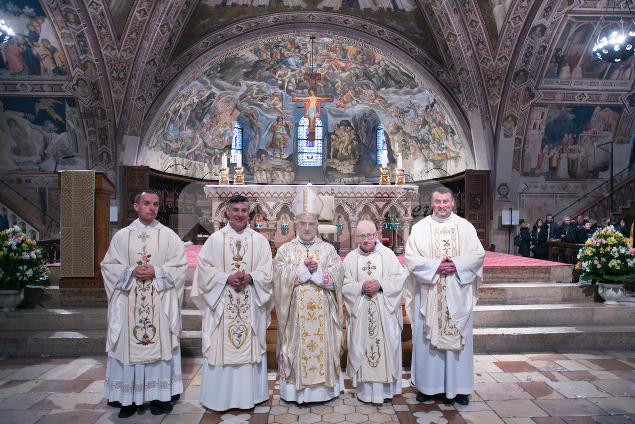 Comunità francescana in festa per cinque confratelli, tra cui Padre Fortunato (FOTO)
