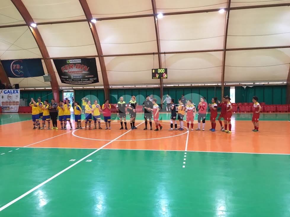L'Angelana Calcio a 5 femminile sconfitta di misura a Roma 1-0