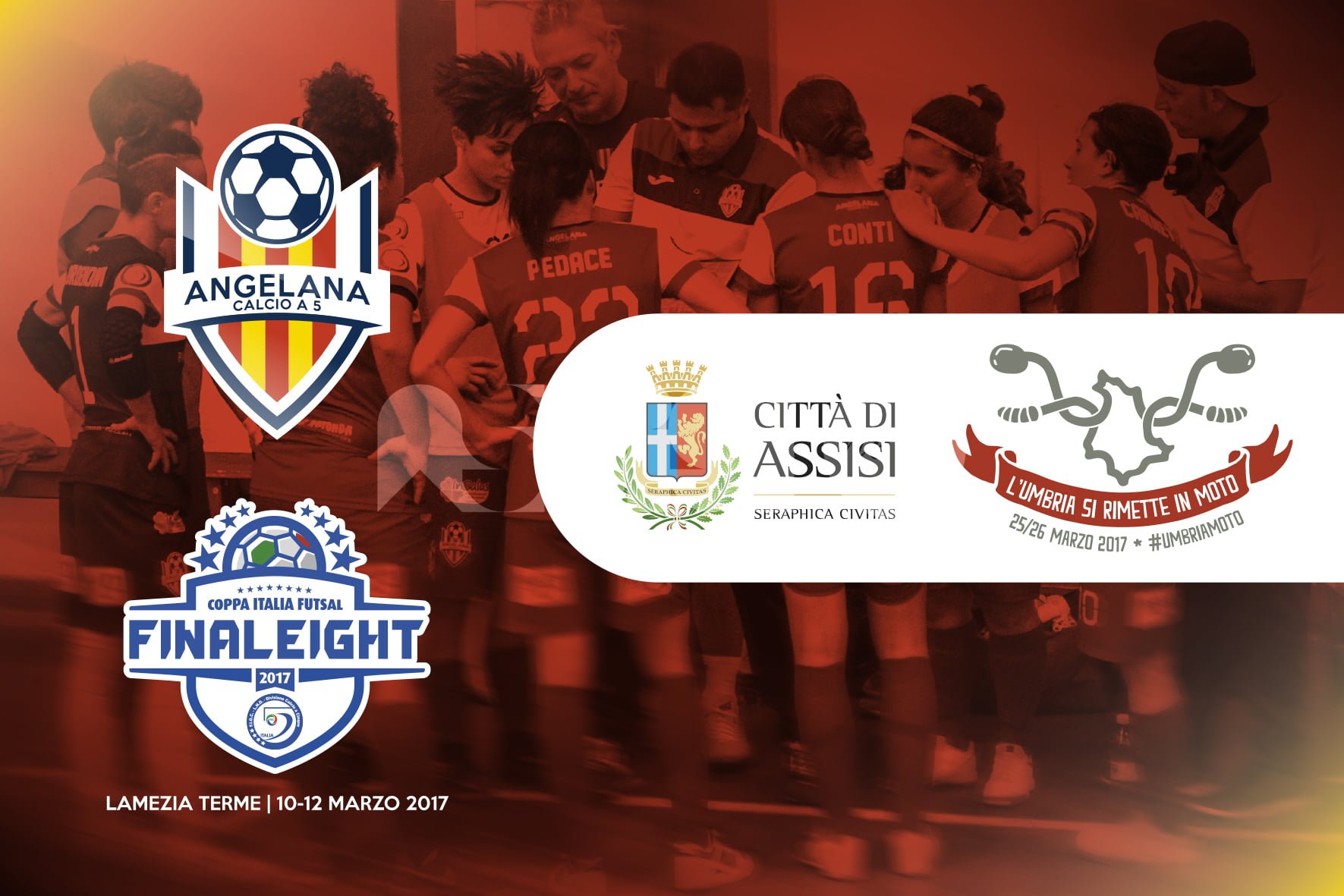 Angelana Calcio a 5 femminile e Città di Assisi insieme per rilanciare il turismo umbro