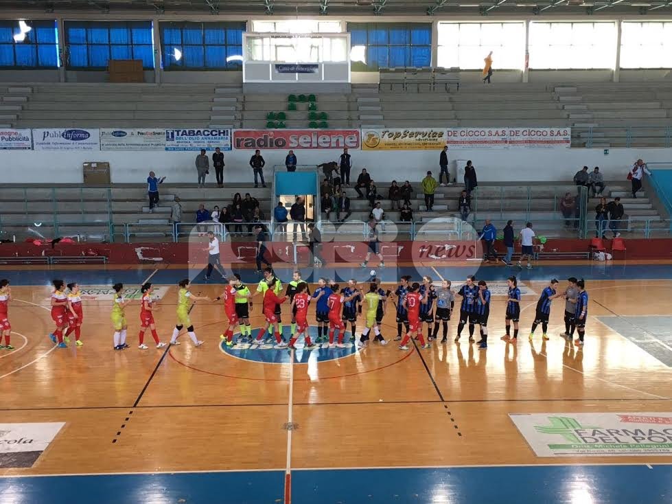 Angelana Calcio a 5 femminile: pari 1-1 a Bisceglie, finale play-off a un passo