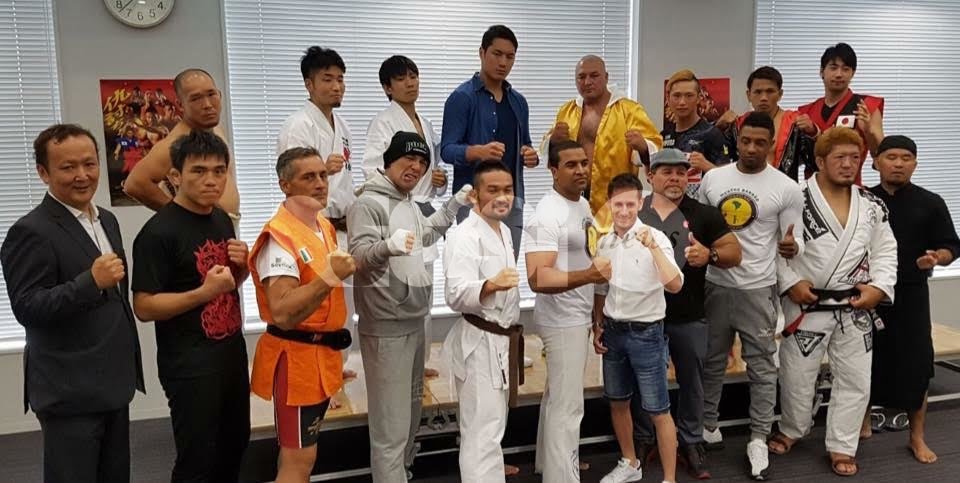 Ganryujiama 2017: Michele Verginelli, sul ring con Daniele Brunozzi, sconfitto a Tokyo