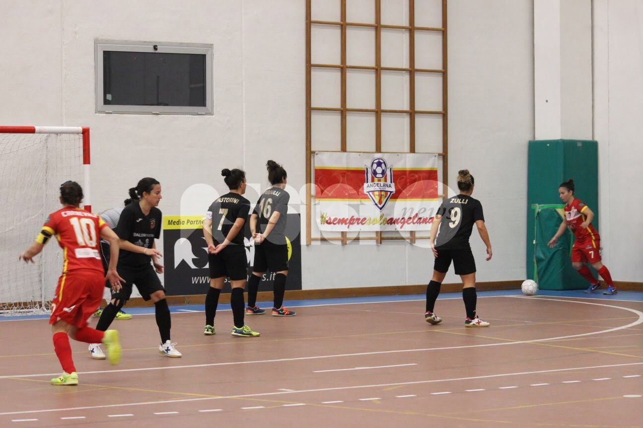 Angelana C5 femminile sconfitta dall'AZ Gold Futsal che si dimostra grande squadra