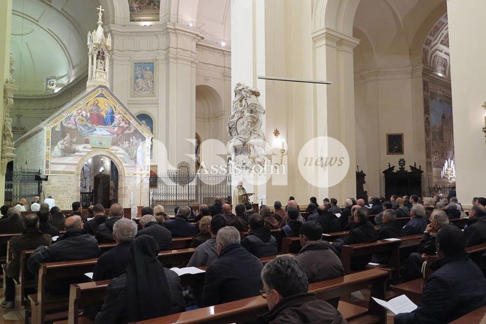 I francescani festeggiano insieme la festa di Tutti i Santi dell'Ordine Serafico