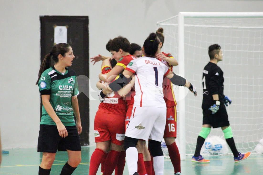 Angelana C5 femminile, festival del gol a Taranto e vittoria giallorossa 10-2