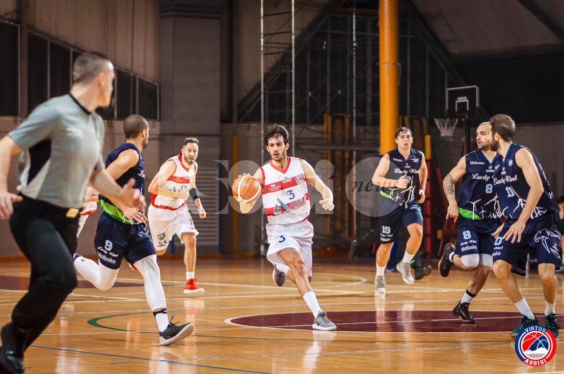 Adrilog Virtus Assisi batte UBS Foligno 75-71: rossoblù imbattuti in vetta