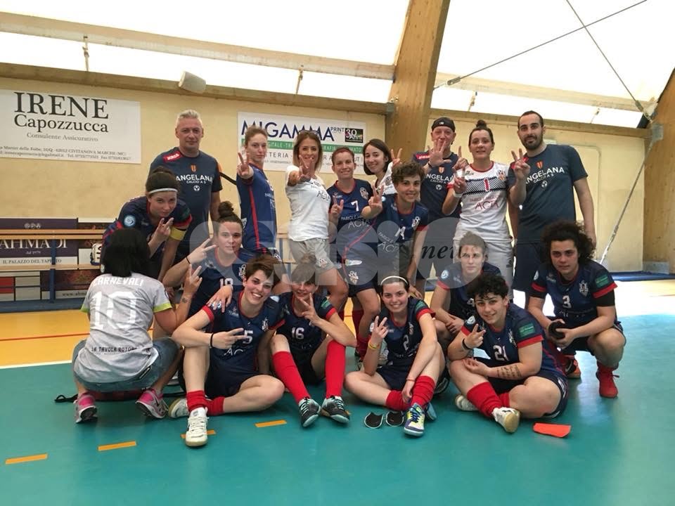 Angelana C5 femminile: vittoria 2-1 a Civitanova con i gol di Colucci e Fumanti