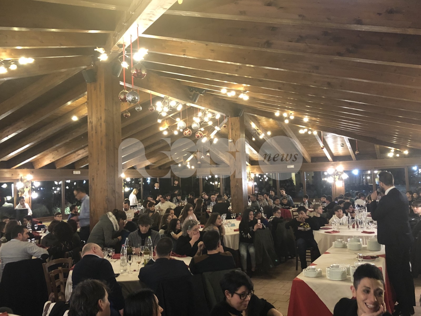 Successo per la cena degli auguri della Virtus Assisi: tanti i giovani e le famiglie