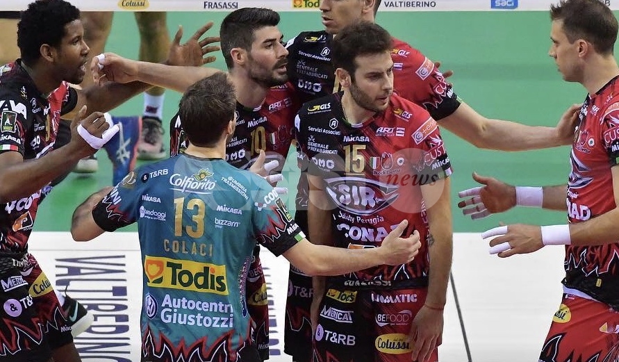 Sir Safety Conad Perugia batte Sora: prima in griglia play-off