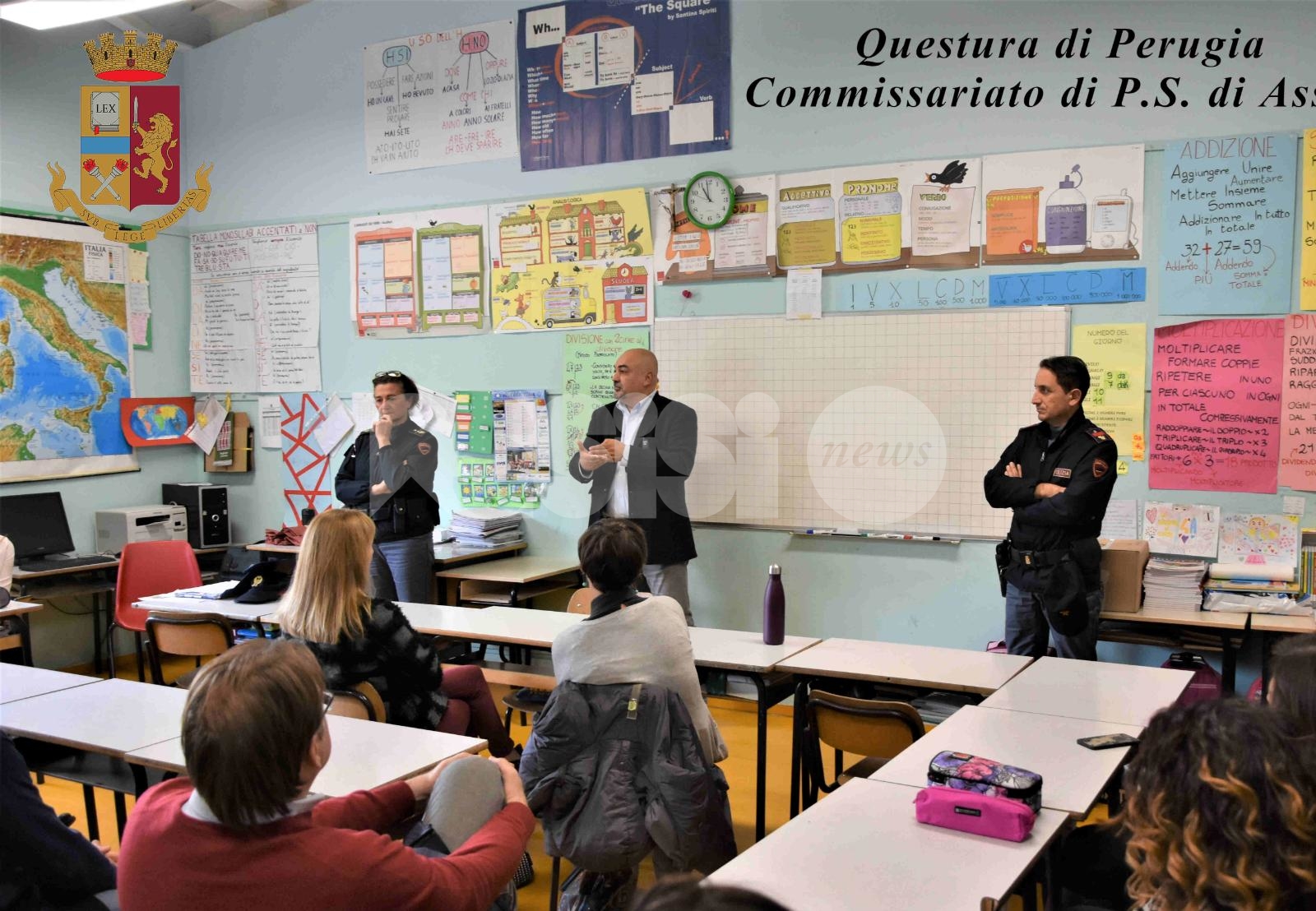 Legalità, la polizia di Stato assisana ne parla con gli studenti della Fifi