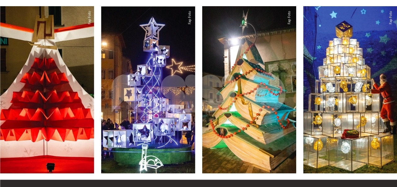 Alberi artistici dei 4 rioni 2019, accensione l'8 dicembre a Bastia Umbra