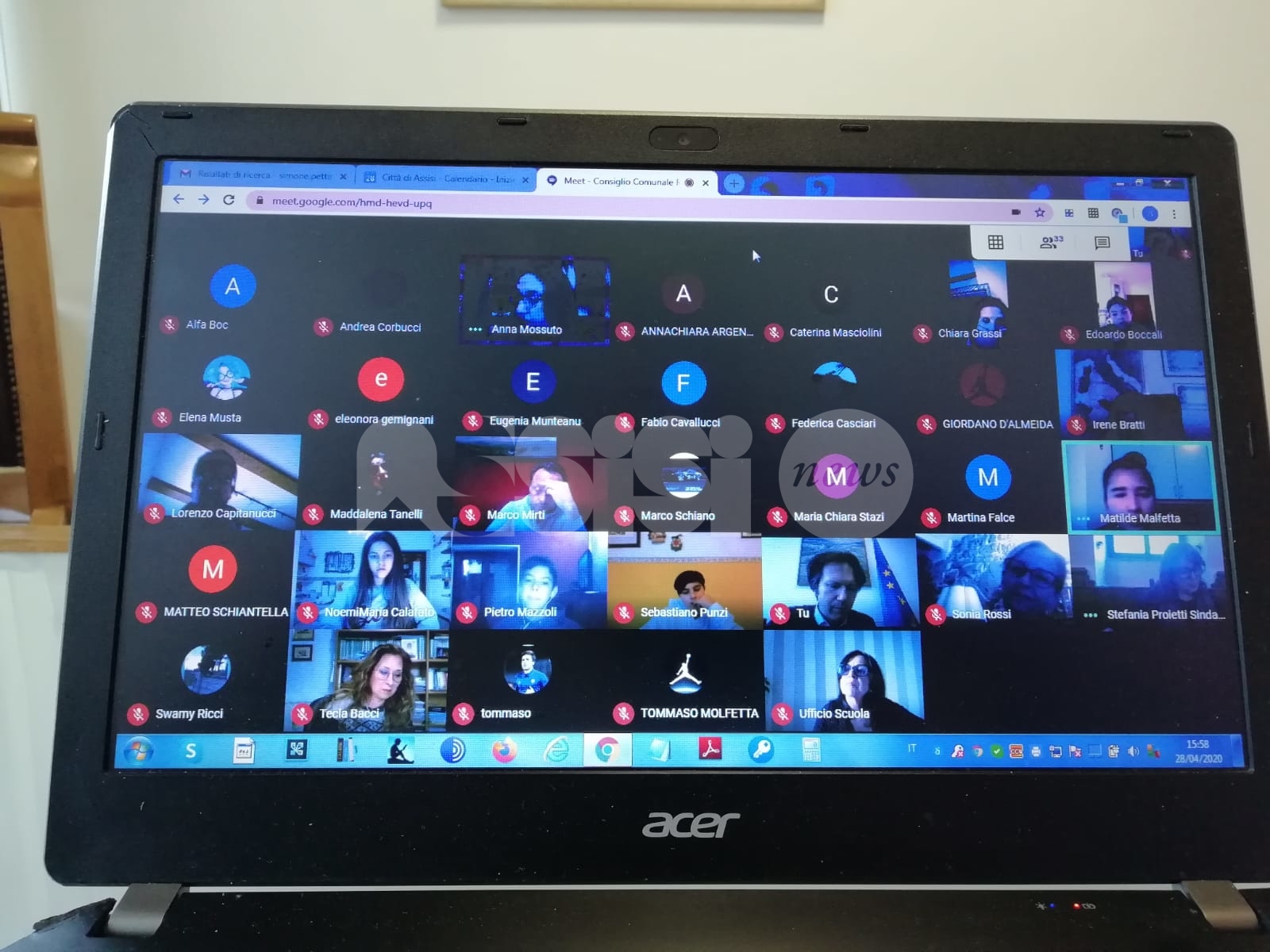 Consiglio comunale dei ragazzi, videoconferenza con sindaco e assessore