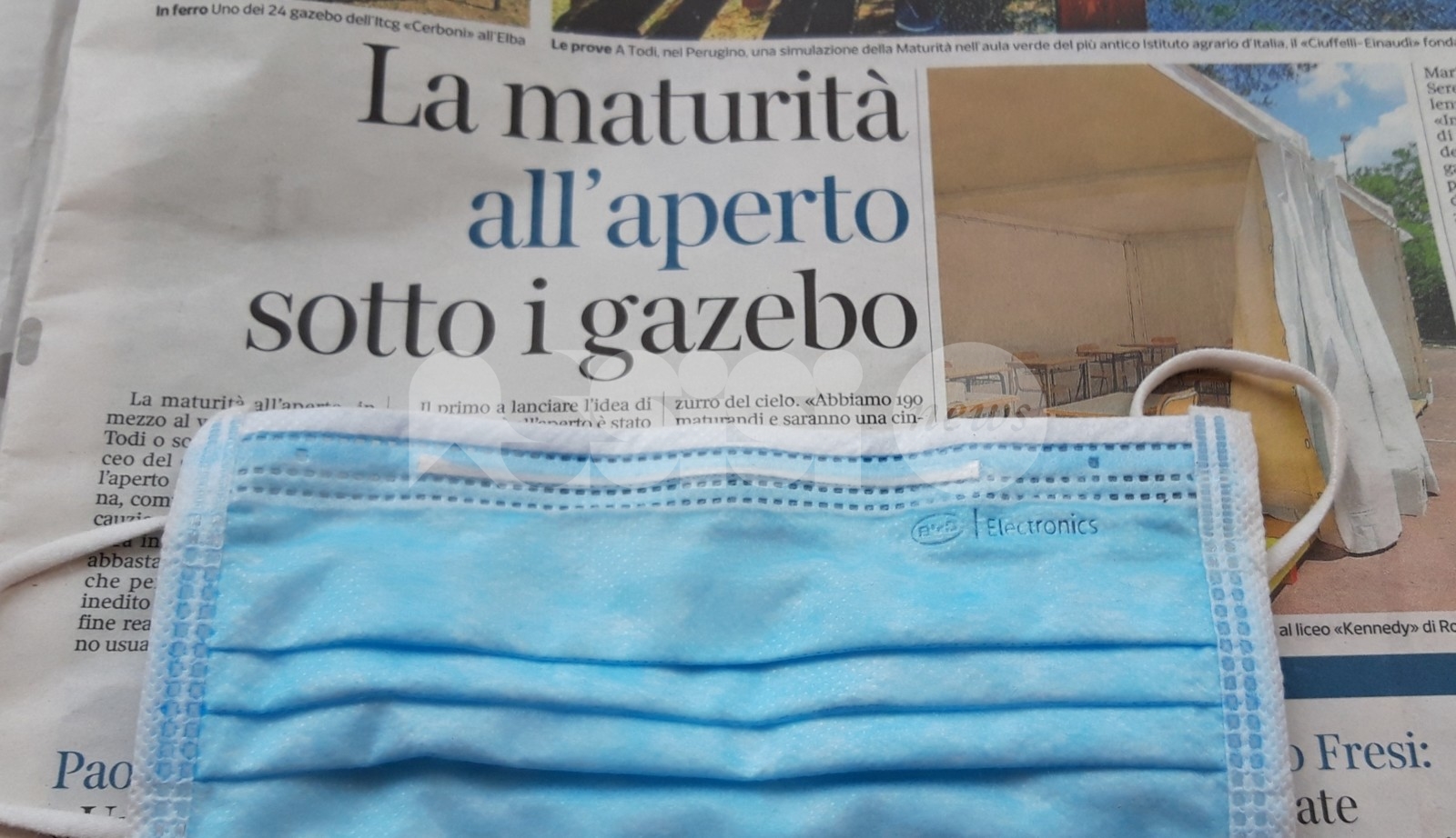Maturità 2020, anche ad Assisi le mascherine consegnate da Poste