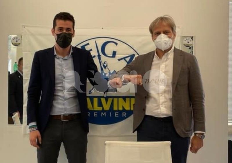 Andrea Crippa incontra il candidato sindaco Marco Cosimetti