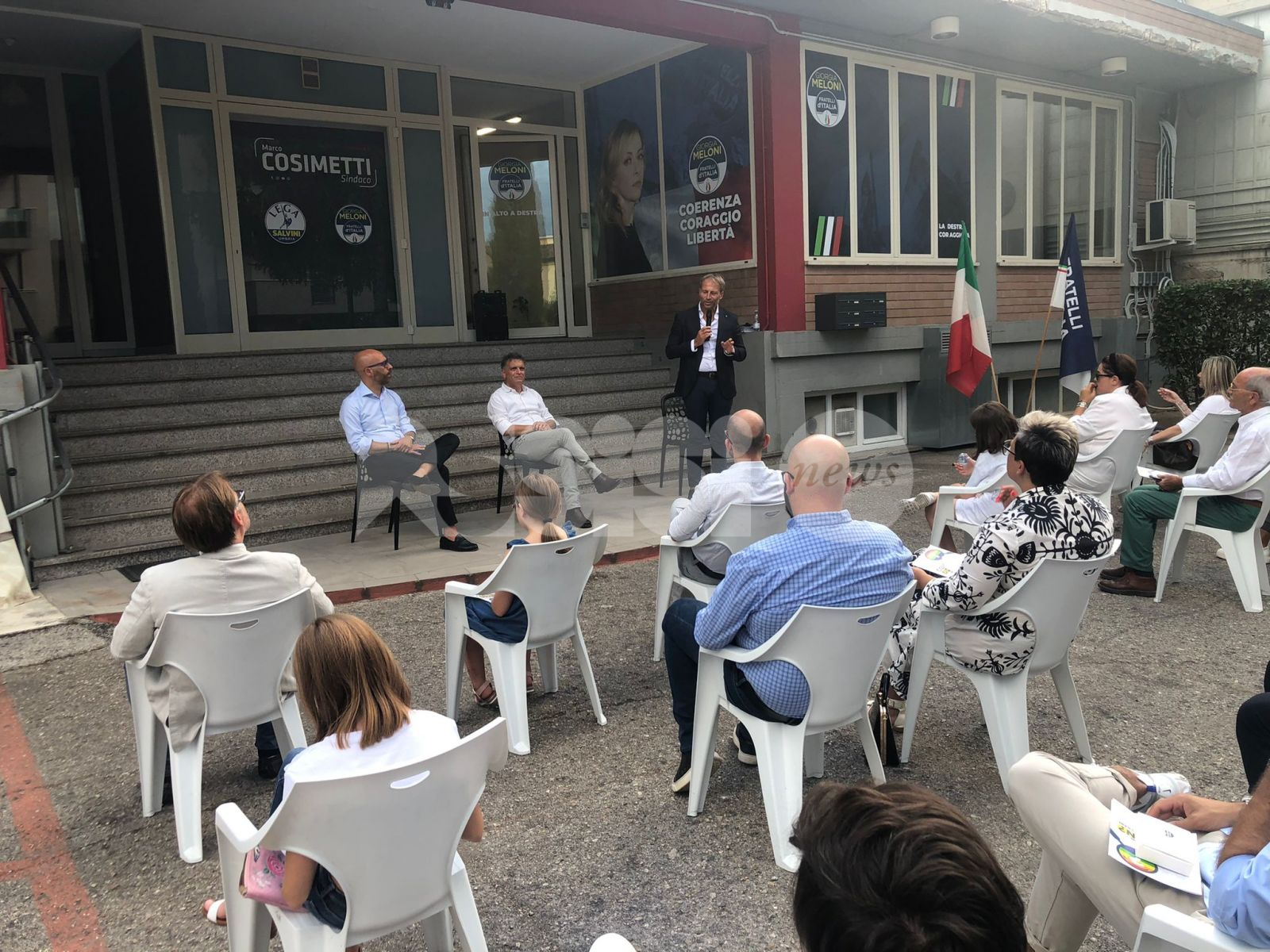 Fratelli d'Italia Assisi inaugura la sede: "Con Cosimetti vinciamo" (foto)