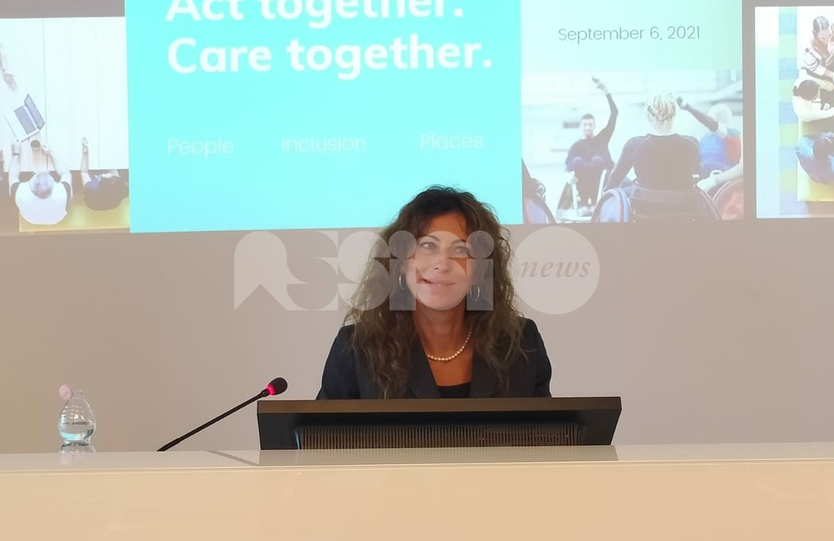 Erika Stefani ad Assisi: visita al Serafico e pranzo a Rivotorto