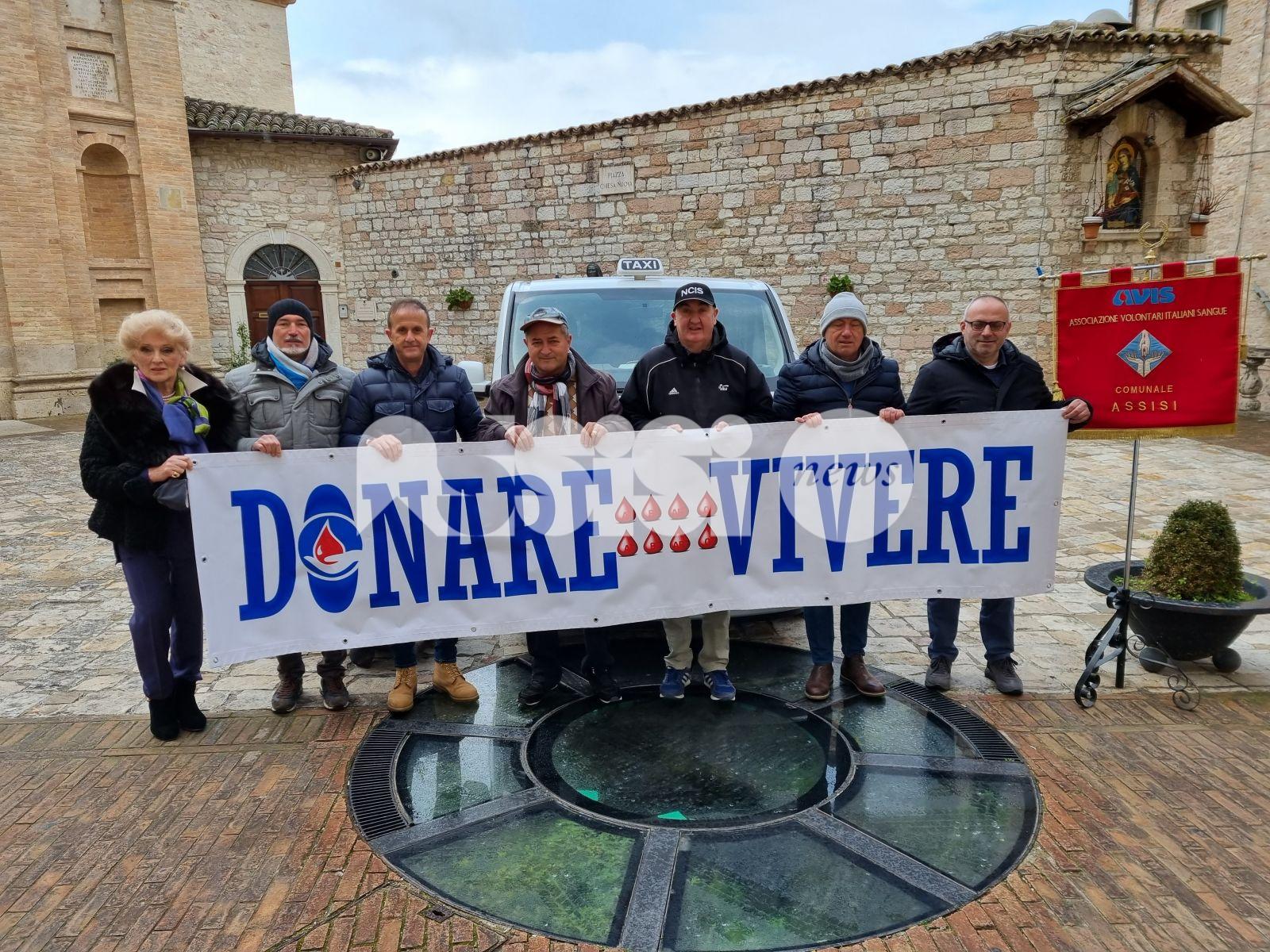I tassisti di Assisi e Avis insieme per la donazione di sangue