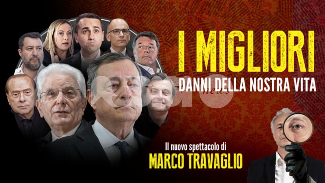 I migliori danni della nostra vita, al Lyrick lo spettacolo sold out di Marco Travaglio