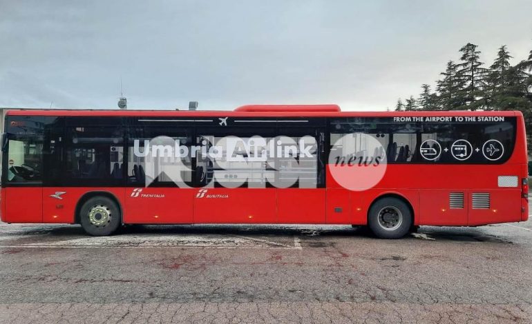 Umbria Airlink, si ottimizza e cambia nome il servizio intermodale treno-bus per l’aeroporto