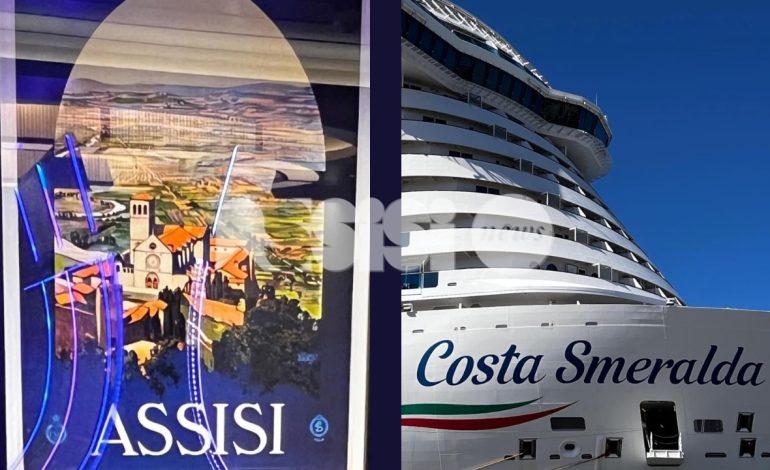 Costa Smeralda, sulla nave passeggeri più grande della flotta italiana c’è anche un po’ di Assisi: la curiosità