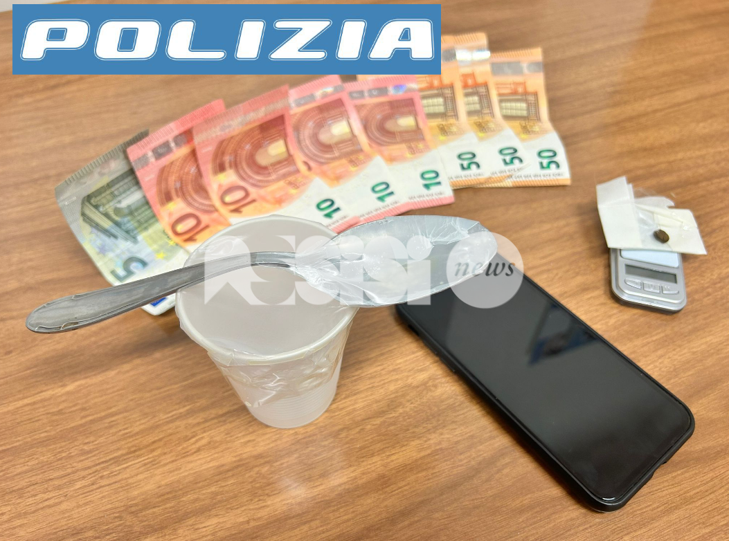 Spaccio, nell'assisano un arresto e una segnalazione in Prefettura
