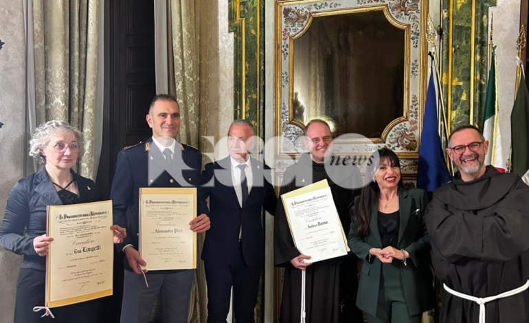 Onorificenze dell’Ordine al merito, tra i nuovi cavalieri il poliziotto Alessandro ed Eva Longetti (foto)