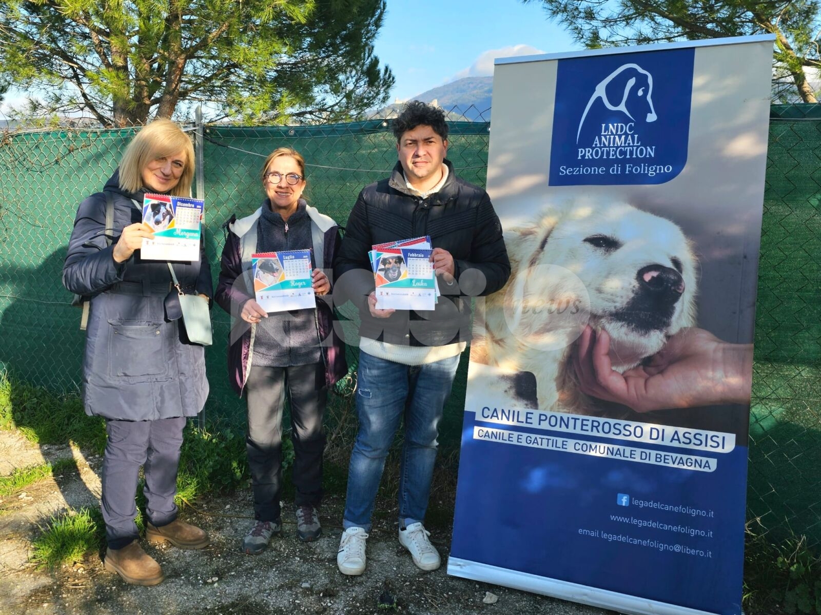 Consegnati i calendari dello Sportello a 4 zampe al canile di Ponterosso (foto)