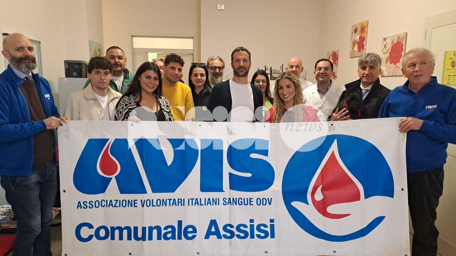 Comitato Davide Piampiano e Avis Assisi insieme per la donazione