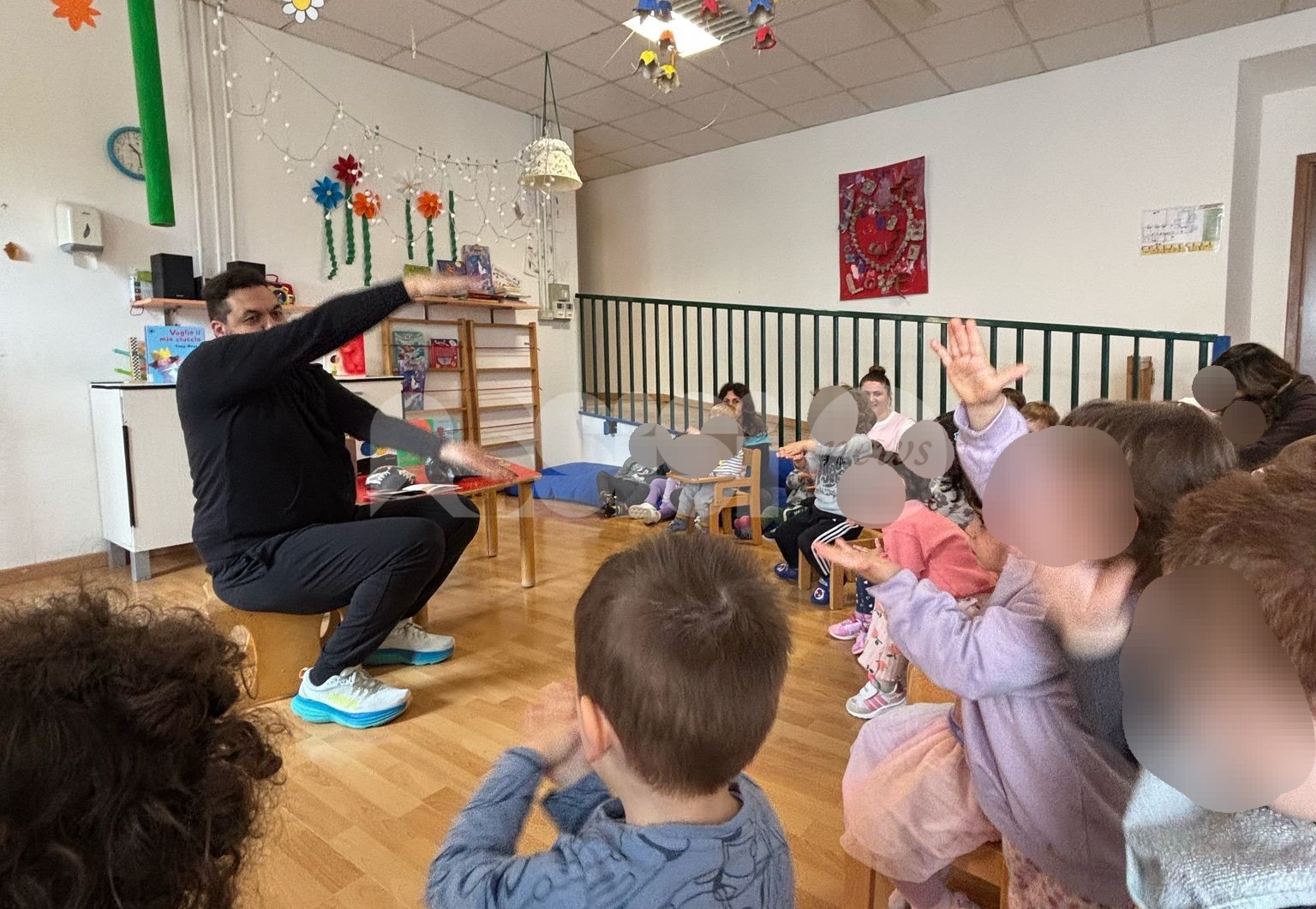 Teatro, maschere e storie al nido d’infanzia “Maria Immacolata” con Rodolfo Mantovani