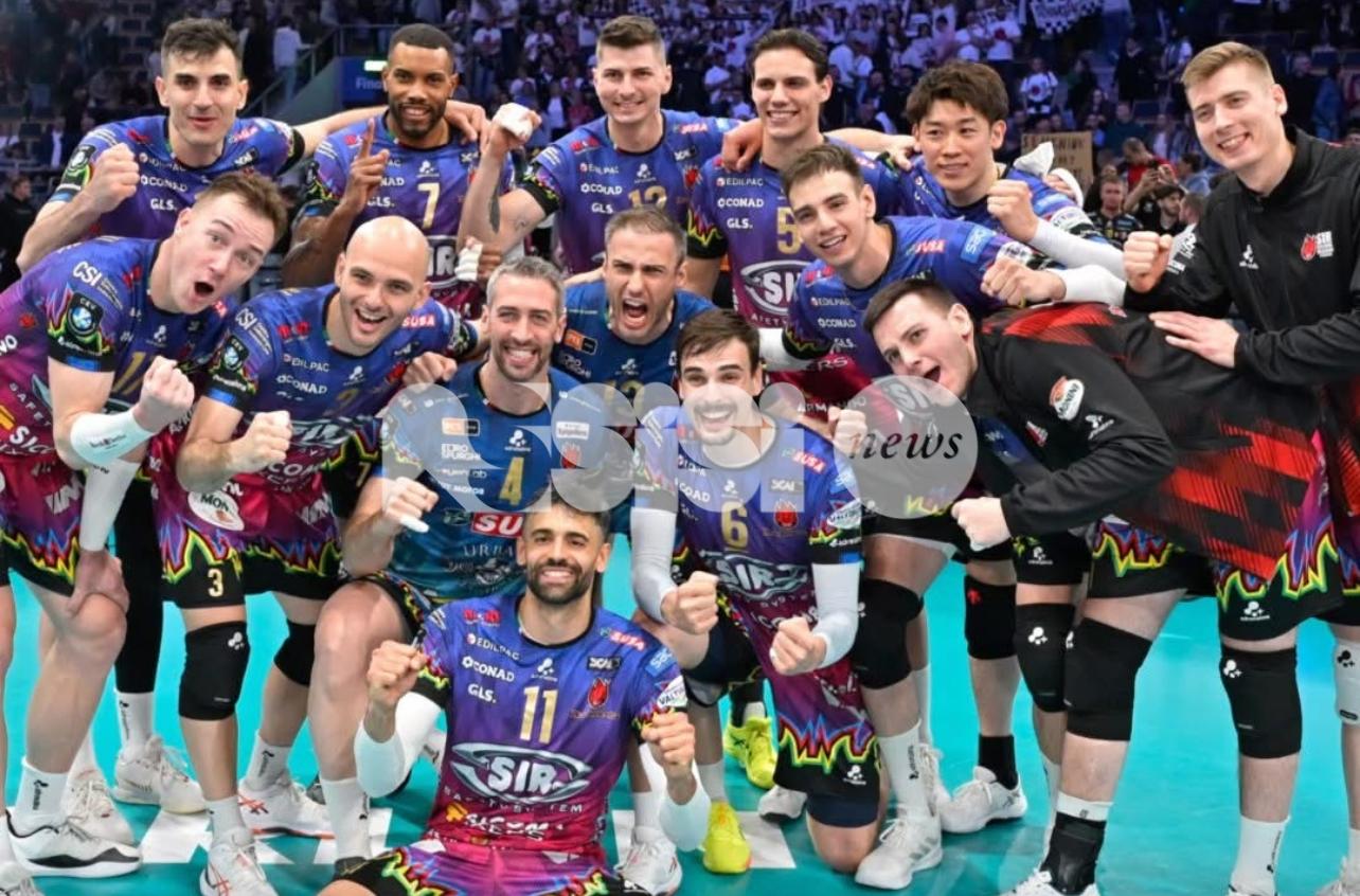 Champions League, la Sir Volley Perugia scrive la storia: è campione d’Europa