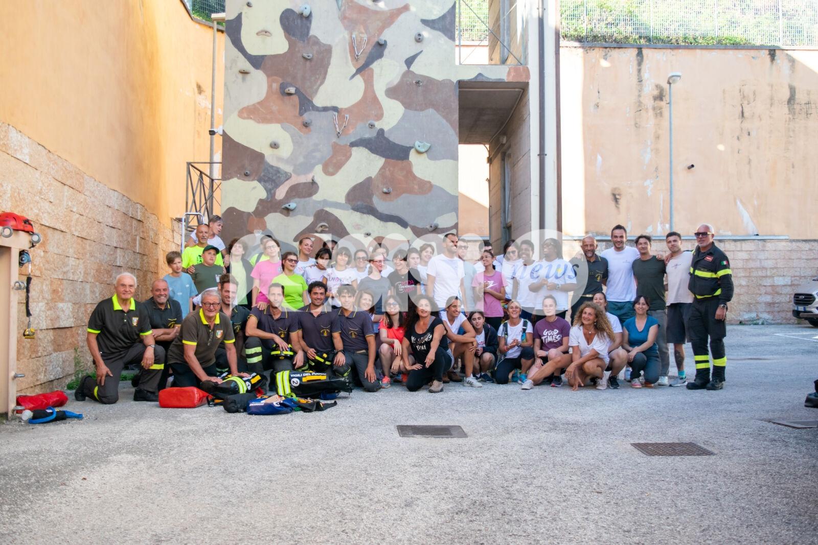 A Perugia il gran finale dell’estate di Real Eyes Sport anche con la collaborazione dei vigili del fuoco di Assisi (foto)