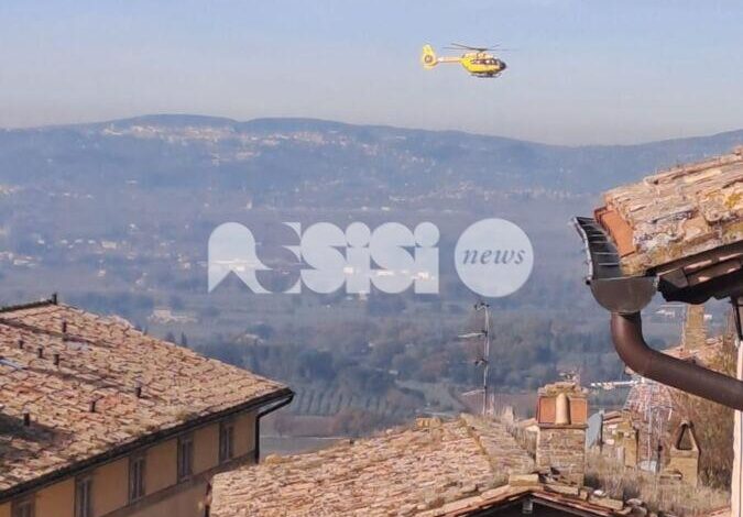 Malore nella mattinata ad Assisi, avvistato anche Nibbio