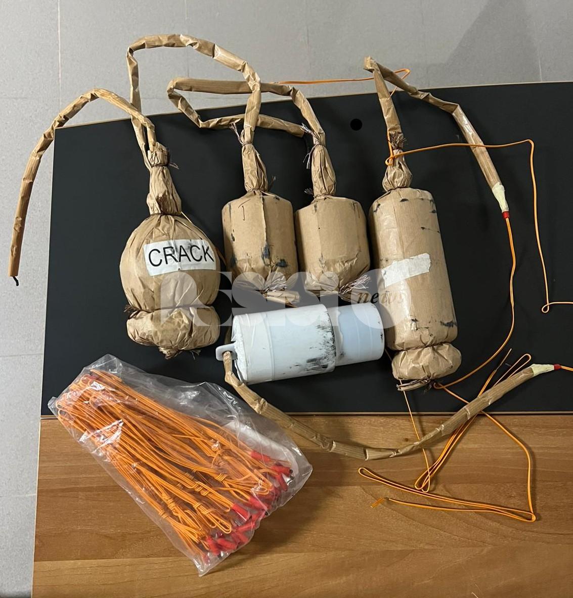 Gira in auto con cinque mortai artigianali: denunciato 29enne