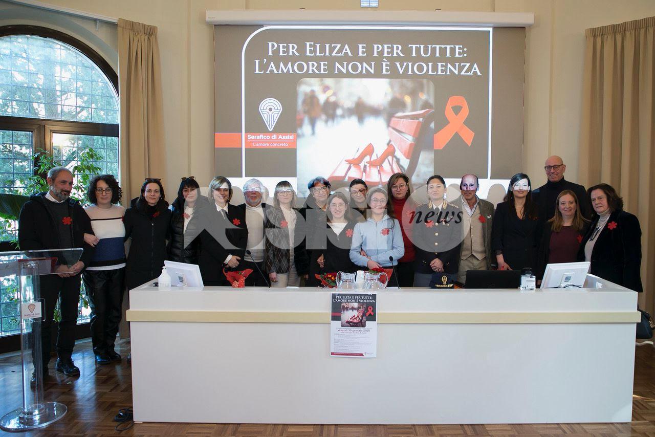 Al Serafico di Assisi una panchina rossa e un ciliegio per Eliza Feru (FOTO)