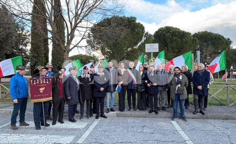 Ad Assisi celebrato il Giorno del Ricordo, lanciata anche la proposta di una panchina ad hoc