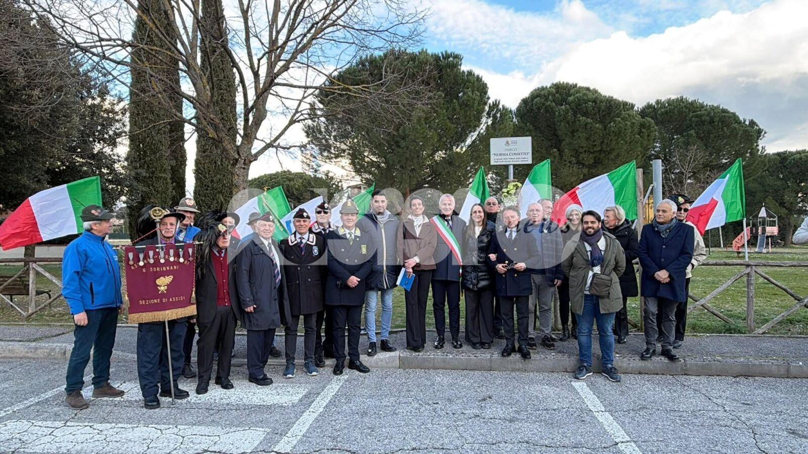 Ad Assisi celebrato il Giorno del Ricordo, lanciata anche la proposta di una panchina ad hoc