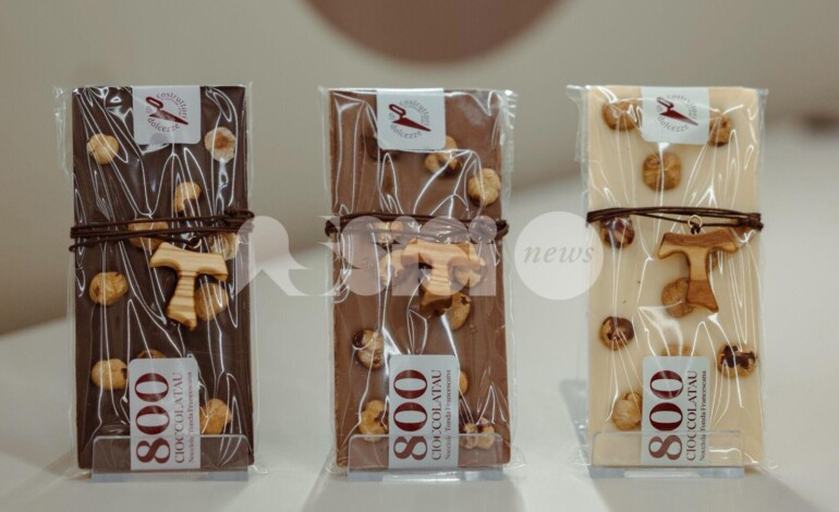Ottocentenario, tavolette di cioccolata dedicate a San Francesco d’Assisi firmate Costruttori di Dolcezze (foto)