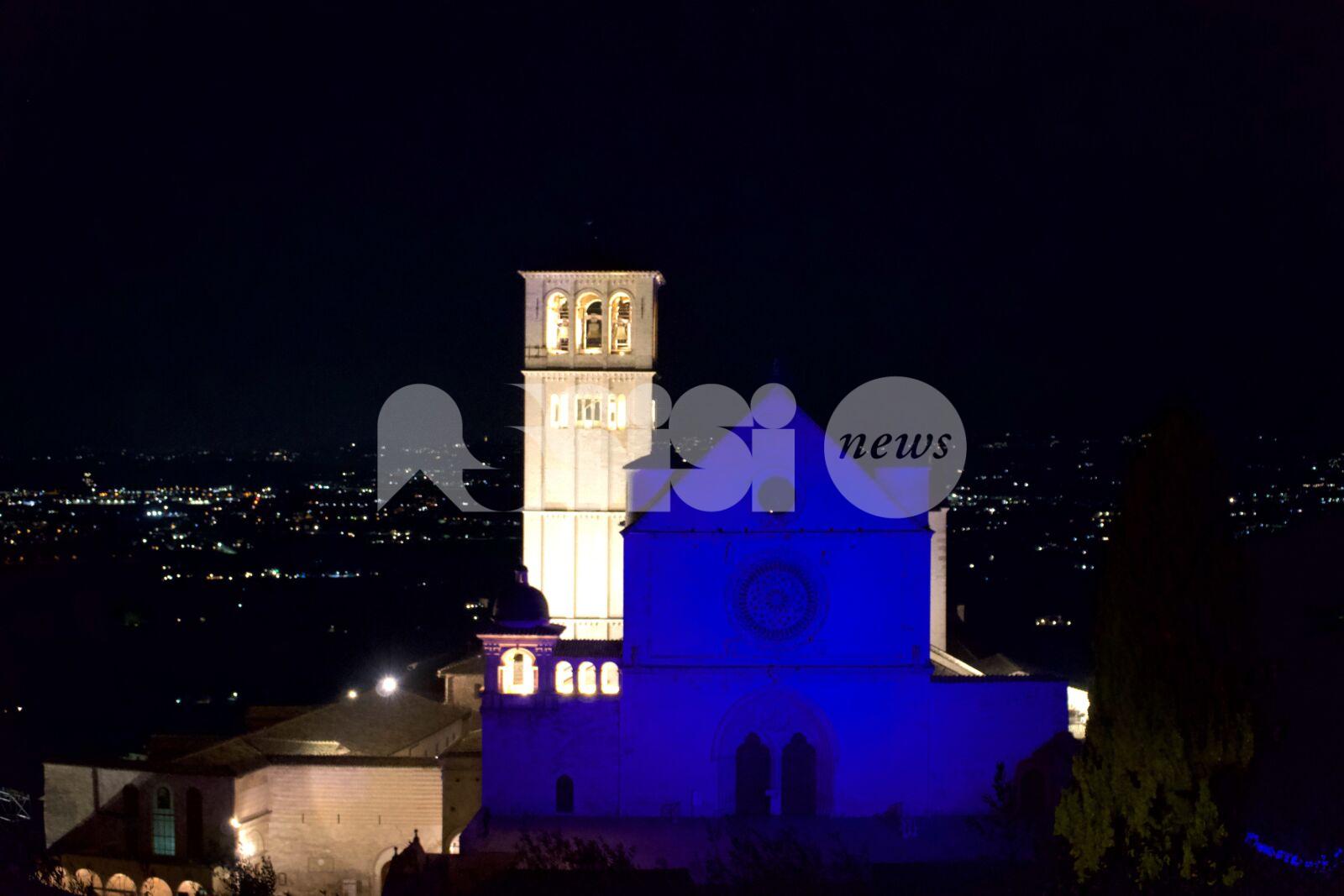 Light It Up Blue, Torre del Popolo e Basilica di San Francesco si colorano di blu