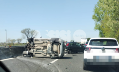 Incidente sulla SS 75 a Rivotorto, code e intervento dei vigili del fuoco