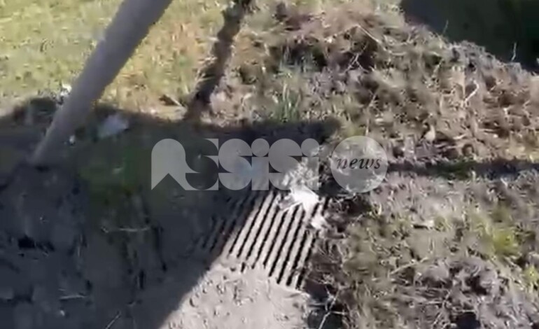 Tombino “ritrovato” e allagamenti: possibile svolta all’uscita di Santa Maria degli Angeli (foto)