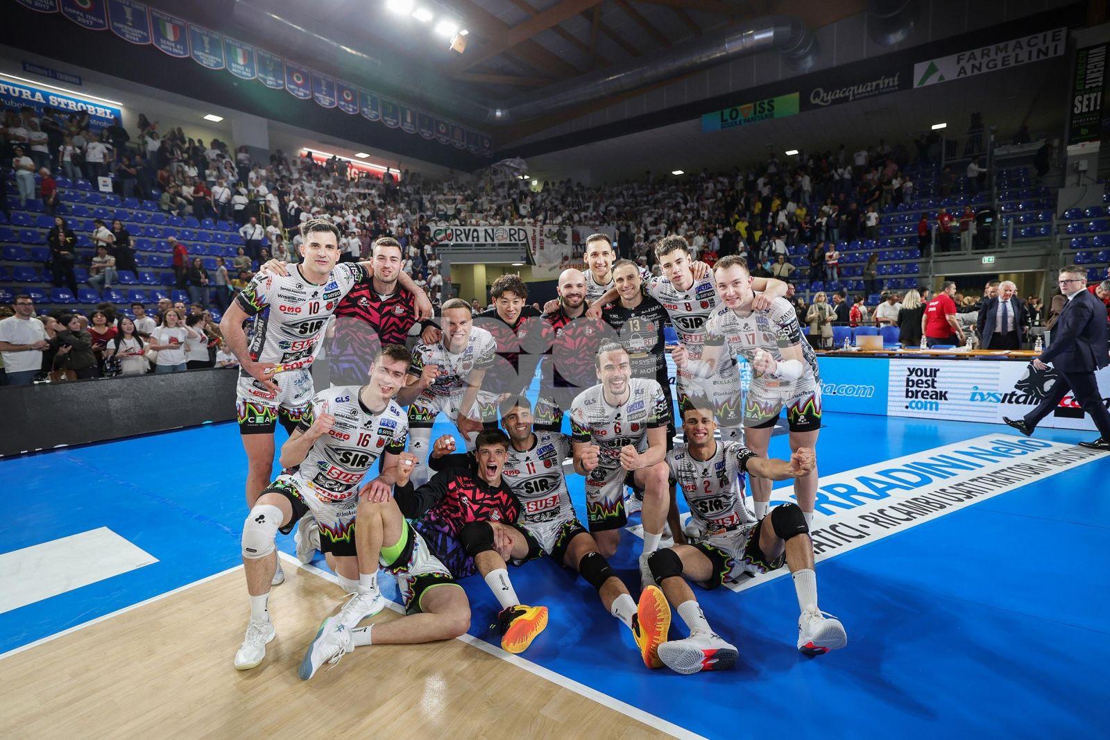 Sir Perugia, vittoria anche in gara 2 della finale scudetto: ora è avanti 2-0