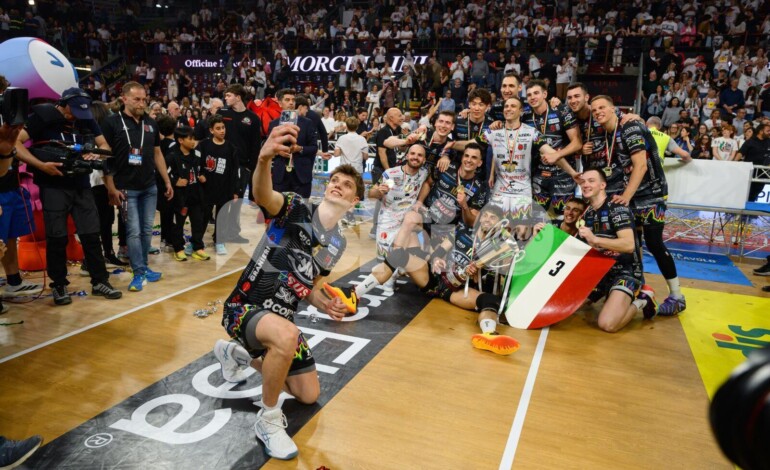 La Sir Susa Scai Perugia è Campione d’Italia! È il terzo scudetto della storia del club (foto)