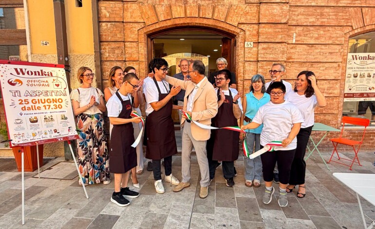 Inaugurata a Bastia Umbra Wonka – Officina solidale: non soltanto un bar, ma anche inclusione