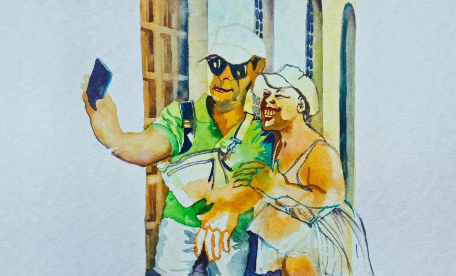 "Praticare uno squarcio nell'ombrello": gli acquerelli di Regine Schmidt-Morsbach in mostra ad Assisi