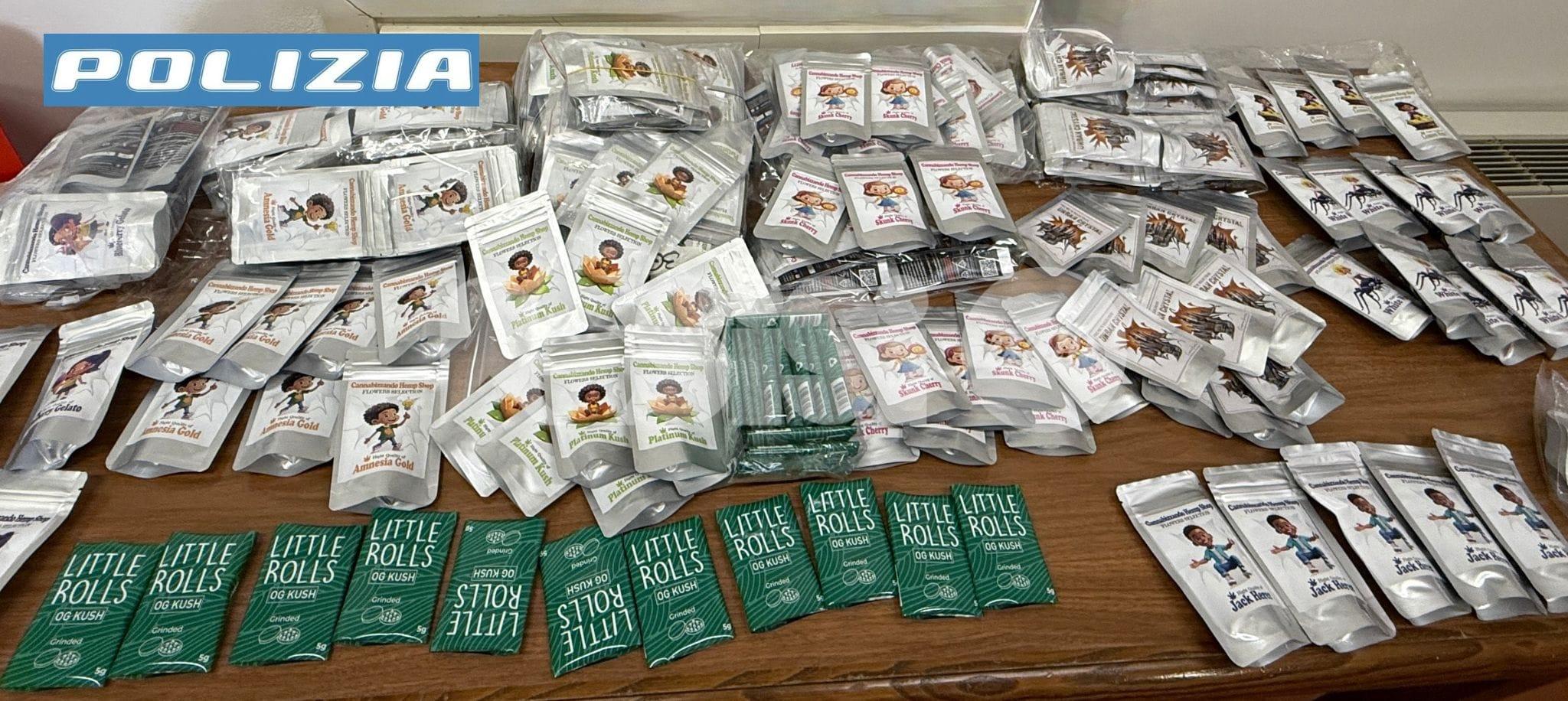 In un cannabis shop di Assisi sequestrati 648 grammi di infiorescenze. Il titolare: "Le analisi sui prodotti sono ancora in corso"